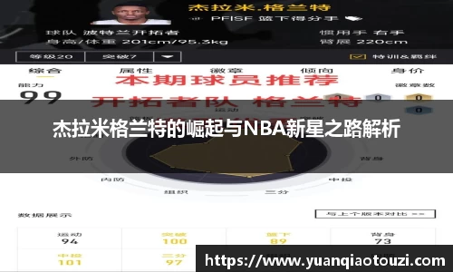 杰拉米格兰特的崛起与NBA新星之路解析